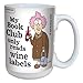 Hilarious Aunty Acid Book Club Large Coffee Mug, 15-Ounce Cup Glass lm43792 - Funny, Unique, Funny Gag Gifts for Wine Lovers - Tree-Free Greetings