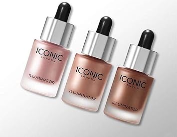 Angelie Iconic London Illuminator Original Shine Glow, Pack of 3