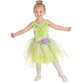 Little Adventures Tinkerbell Fairy Dress Up Costume (Medium Age 3-5) - Machine Washable Child Pretend Play and Party Dress with No Glitter