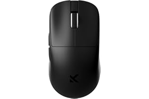 MCHOSE L7 Ultra Wireless Gaming Mouse, PAW3950 42K Sensor, Wireless/Wired Dual 8K Polling, 39g Ultra-Light Weight, 2.4GHz RF/BT/Wired Tri-Mode Connection (Ultra-PAW3950 42K Sensor, Black)