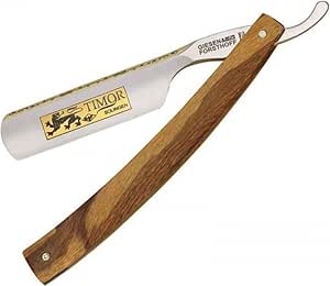 Amazon.com: Timor Straight Razor - Carbon Steel Blade 6/8