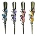 Set of 4 Flower Alligator Clips Beak Clips Duckbill Hair Clips YY86155-1-4