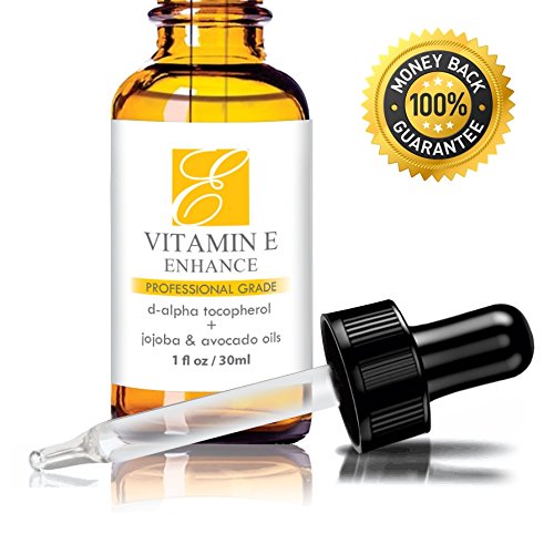 100 Natural & Organic Vitamin E Oil For Your Face & Skin, Unscented