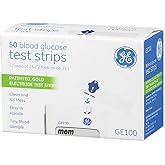 GE Glucose Monitor Strips, Box of 50
