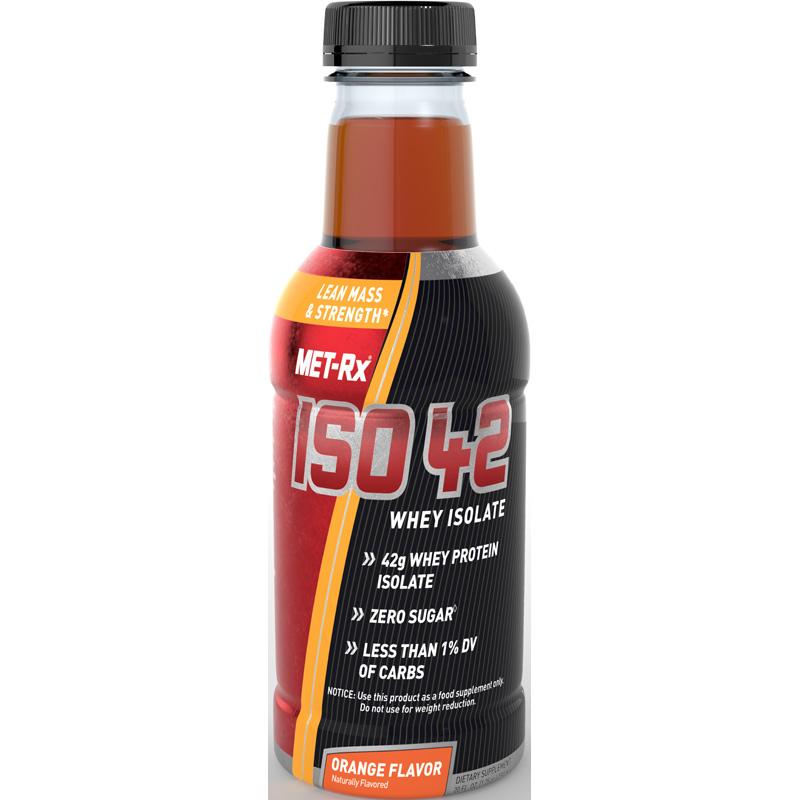 METRx Iso 42 Nutrition Drink, Orange, 12 Count Health