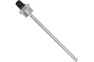 OTOMATICO Npt 3/4 inch thermowell Stainless Steel 304 thermowell Cap for Beer fermenter Homebrew Boiler 30mm 50mm 100mm 150mm 200mm 300mm 400mm 500mm (500mm)