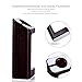 Apple Watch Stand, GOOQLeather Cradle Charging Bracket Charger Holder Vertical Stand Dock Station Premium Replacement For Apple Smart Watch (Combination Of Dark Coffee And White) (charger stand)