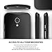 Ringke Slim Compatible with Moto G 2014 Case Moto G 2nd Gen HD Film, Better GripBlack Premium Dual Coated Hard Case for Motorola Moto G 2014