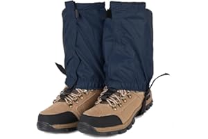 UNIQOCK Waterproof Ankle Gaiters for Hiking Boots and Shoes Lightweight Adjustable Leg Gators for Men