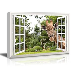 Print Window Frame Style Wall Decor A Curious...