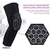 GikPal Pro Basketball Knee Pads, 2 Packs Honeycomb Knee Pads, Extended Compression Leg Knee Sleeve with Protective Hexpad Perfect and Slip Bar for Strap & Wrap Knee for Sports- L size