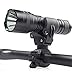 MChoice Torch Clip Mount Bicycle Front Light Bracket Flashlight Holder 360°Rotation Black