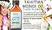 TAHITIAN MONOI OIL TIARE (COCONUT OIL and TIARE FLOWERS). Moisturizing, Toning, & Anti Aging Benefits. For Face & Body, Hair, Lip and Nail Care. 3.33 Fl.oz.- 100 ml.