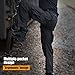 FREE SOLDIER Outdoor Men Teflon Scratch-resistant Pants Four Seasons Hiking Climbing Tactical Trousers (Dark Green, 37.5W Large)