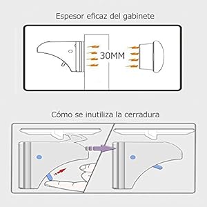 Un conjunto de cerradura magnética para la seguridad del bebé de Balfer