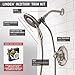 Delta Faucet Linden 17 Series Dual-Function Shower Faucet, Shower Trim Kit with 4-Spray In2ition 2-in-1 Dual Hand Held Shower Head with Hose, Stainless T17294-SS-I (Valve Not Included)