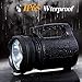 Eornmor High Power Handheld LED Spotlight Rechargeable Waterproof Portable Large Flashlight Heavy Duty Outdoor Searchlight Hand Held,15000mAH