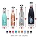 WaterVault Insulated Water Bottle - Stainless Steel Vacuum Thermos Bottles - Cold 24 Hours, Hot 12 Hours - Double Wall Copper Plated