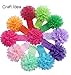 YYCRAFT 50 Pcs Elastic Crochet Headbands for Newborn Infant Toddler Baby Girls Skinny Hair Bands Accessories(Width:1.75