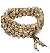 FIBO STEEL1-2 Pcs 8MM Lava Rock Stone Bracelet for Men Women Mala Prayer Bracelet 108 Tibetan Buddhist Bracelet Adjustable