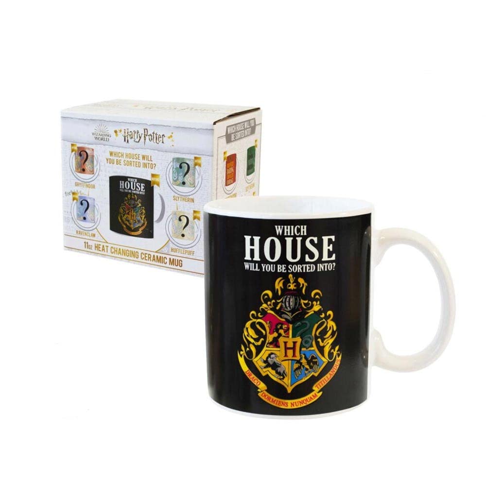 Harry Potter, Plastic, KL86071 Heat-Change Cup Houses [325 ml], Multi-Coloured