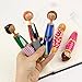 Aimeio 5 PCs Creative Cute Fat Girl Doll Ballpoint Pen Lovely Twig Ball Pen,0.5mm Blue Ink for Writing,Student Gift Office Supplies