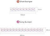 Aolso Cot Bumper 2Pcs Breathable Mesh Crib Rail Cover Unicorn view 2