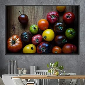 signwin Framed Canvas Wall Art Vibrant Vegetables Citrus...