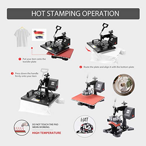 4 VIVOHOME+Clamshell+Printing+Machine+T+Shirt