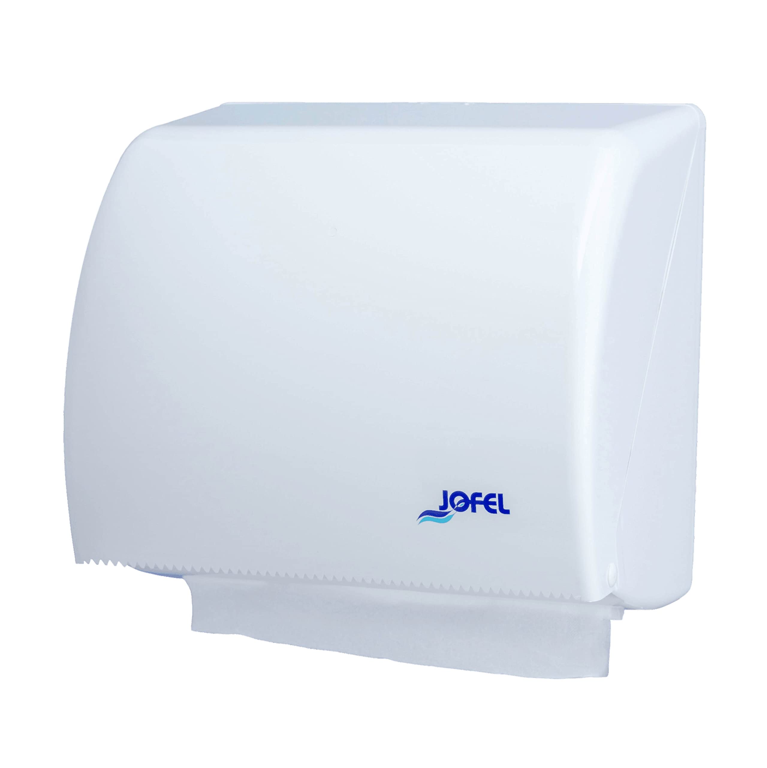 Jofel AH45000 Azur Hand Towel Dispenser, Zig-Zag or Continuous Paper, White