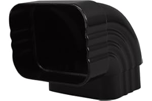 Homoyoyo Downspout Elbow Aluminum Alloy Corrugated Connector for Rainwater Pipe Installation