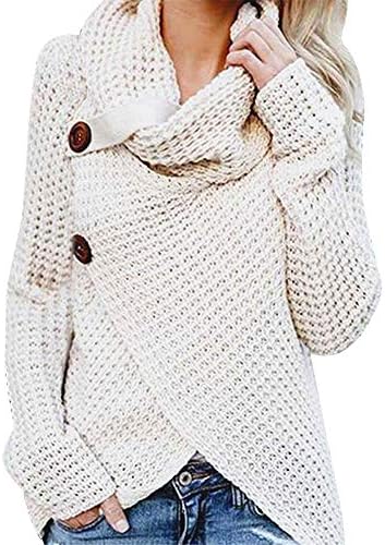 Women Ladies Sweatshirt Top,Mamum Women Long Sleeve Solid Sweatshirt Pullover Tops Blouse Shirt (White, XL)