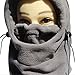 FUYI Women's Windbreak Warm Fleece Neck Hat Winter Ski Full Face Mask Cover Cap