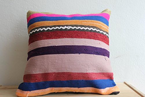 Kilim pillow,unique handmade pillow,decorative pillow,turkish pillow,anatolian pillow, rug carpet pillow,