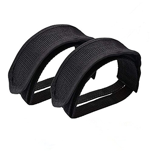 Kasmena 1 Pair Adjustable Bike Pedal Straps Bicycle Feet Strap Pedal Straps for Fixed Gear Bike