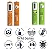 Smartoools NiMH 1.2V Micro USB Rechargeable AAA Battery with Cables, Pack of 4