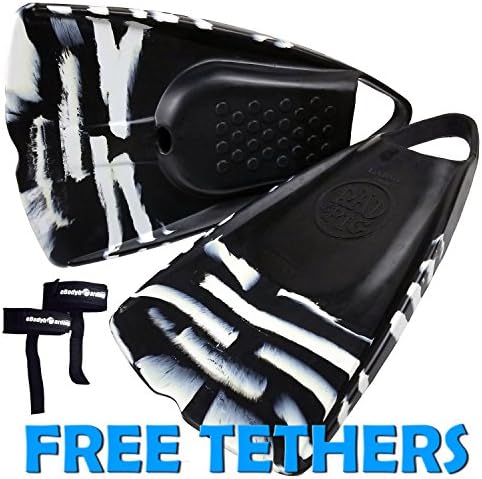 Rad Pig Hooves Swimfins Black/White - XL