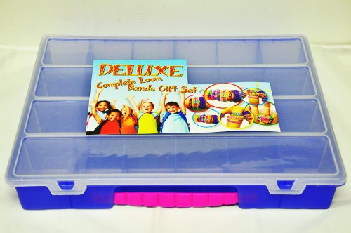 Vintage Purple Deluex Compartment Box For Your Rainbow Loom Rubber Bands Can Hold Loom Tools Glitter Pens And Up To 8000 Rubber Bands Buy Online In Belize At Belize Desertcart Com Productid