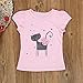 GBSELL 2PC Summer Toddler Baby Kids Girl Cartoon Cat Shirt + Tutu Dress Set (Pink, 5T)