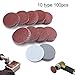 Honbay 100PCS 2 Inch Sanding Disc Sander Disc Grinding Discs for Drill Grinder 80/100/180/240/600/800/1000/1200/2000/3000 Grit (10 Sheets of Each Grit)