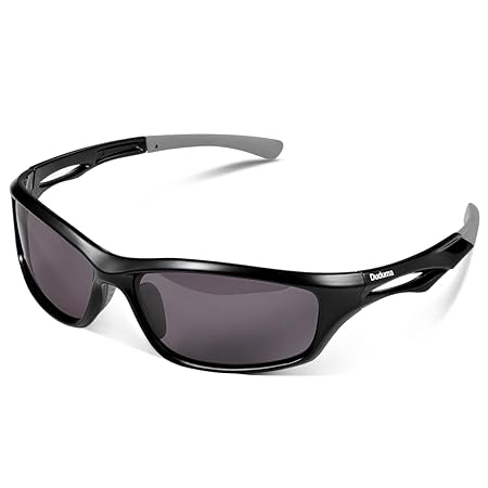 Duduma Polarisierte Sportbrille Sonnenbrille Fahrradbrille mit UV400 Schutz für Damen & Herren Autofahren Laufen Radfahren An