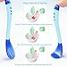 RyanLemon Baby Feeding Set, Silicone Baby Led Weaning Set, Suction Plate and Bowl, Pocket Bib, Spoon Fork, Toddler Flatware Set for Babies 6 Months+, Navy Blue