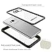 Samsung Galaxy S8 Waterproof Case, UBeesize Transparent-back ShockProof Protective Case with Dirtproof Snowproof Full Body Cover for Galaxy S8 (5.8 inches)