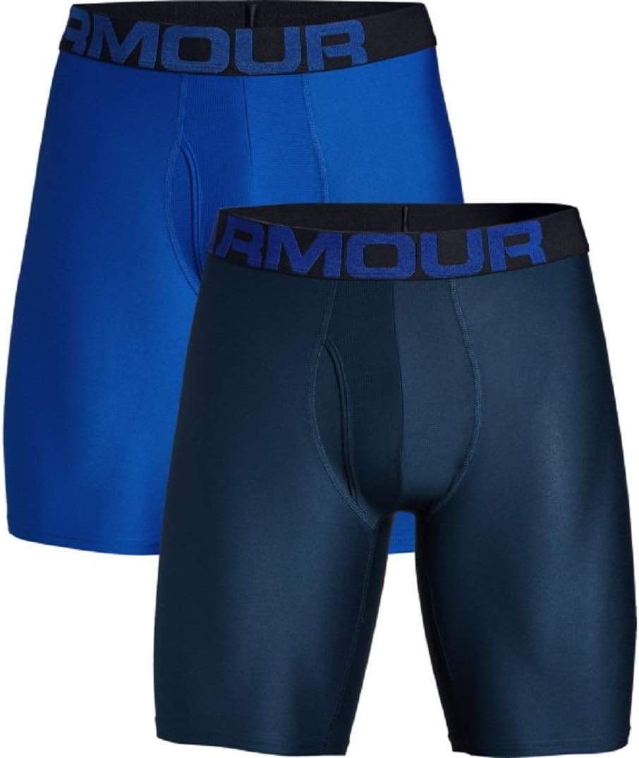 Under Armour Tech 9in 2 Pack Caleçon Tech Boxerjock Homme Amazon