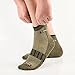 YingDi Copper Socks Moisture Wicking Anti-microbial Ankle Sport Socks Size M Black Pack of 2 pairs