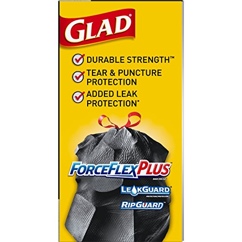 1 Glad+ForceFlexPlus+Drawstring+Large+Trash