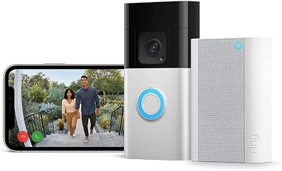 Ring Battery Video Doorbell Plus with Chime Pro Newest Gen 1536p HD