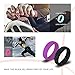 Fynix 10 Pack Silicone Wedding Ring for Women, Premium Medical Grade Wedding Bands Thin and Stackable Durable Comfortable Antibacterial Rubber Rings, Black White Pink Silver