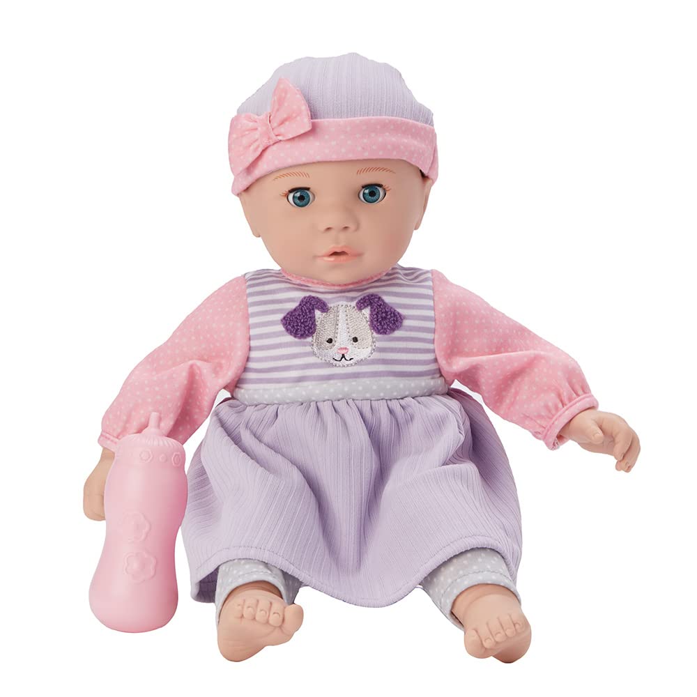 Madame Alexander 14-Inch Sweet Smiles Baby Doll, Puppy, Light Skin Tone Image