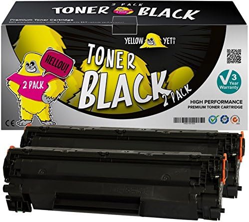YELLOW YETI CF283A 83A Toner Cartridge Compatible with HP LaserJet Pro M201dw M201n MFP M125a M125nw M125rnw M127fn M127fp M127fs M127fw M225dn M225dw Black